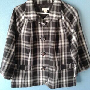 Christopher & Banks  Short Blazer  Jacket  Size Large